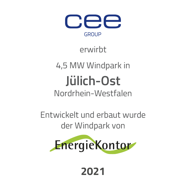 Windpark Jülich-Ost, Nordrhein-Westfalen