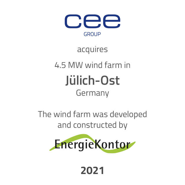 Wind farm Jülich-Ost, Germany